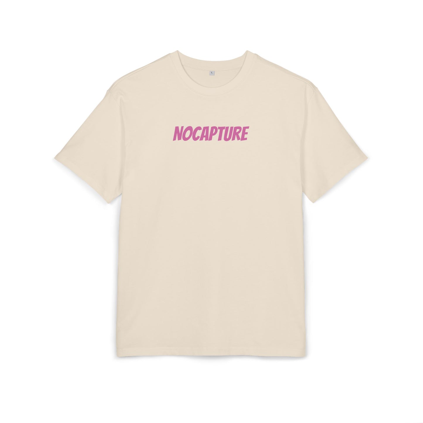 Copy of Unisex Heavy Oversize Tee - Front and Back Logo BabyPink