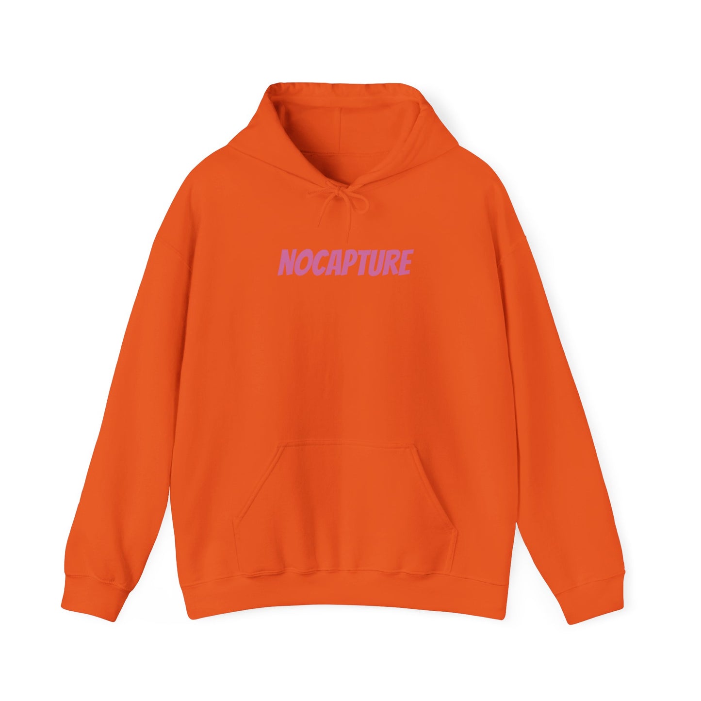 Unisex Heavy Blend™ Hooded Sweatshirt - Cozy Streetwear pink Logo front and back