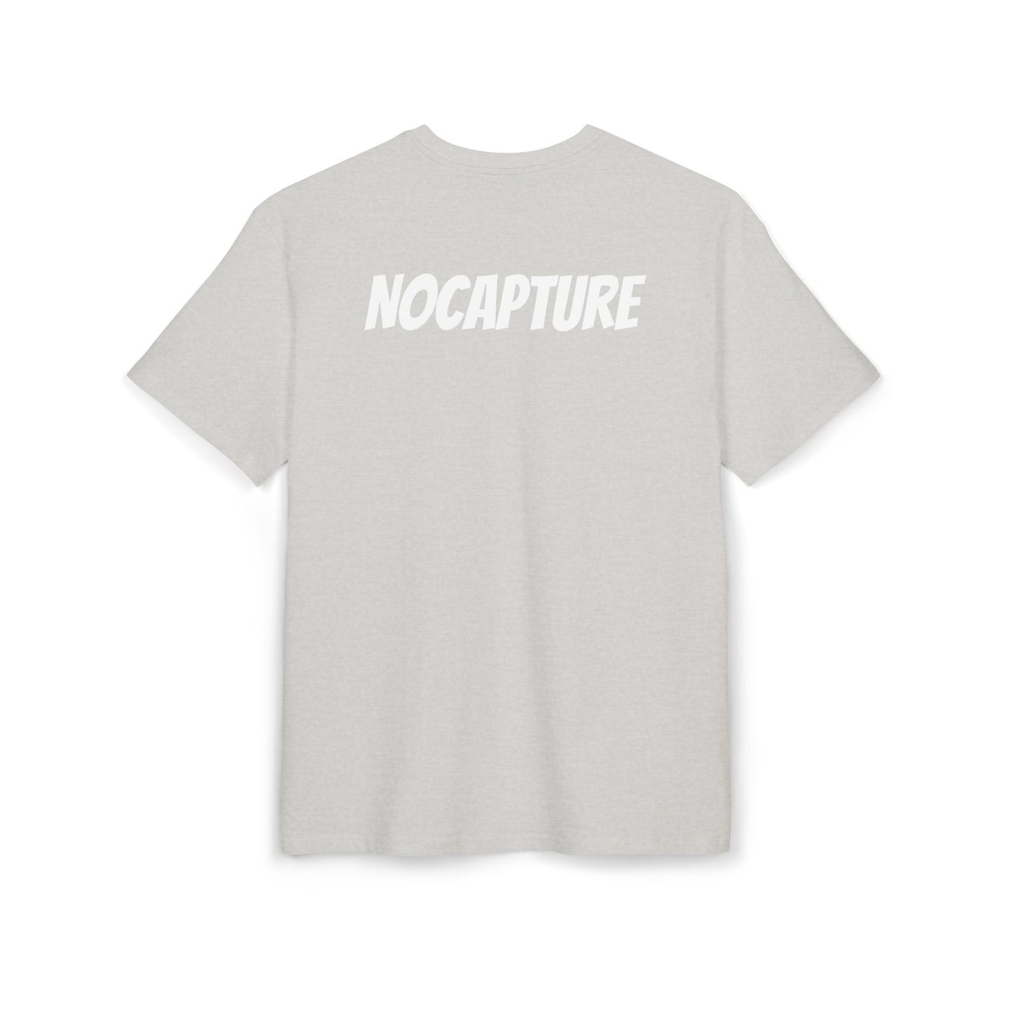 Unisex Heavy Oversize Tee - Front and Back Logo White v2