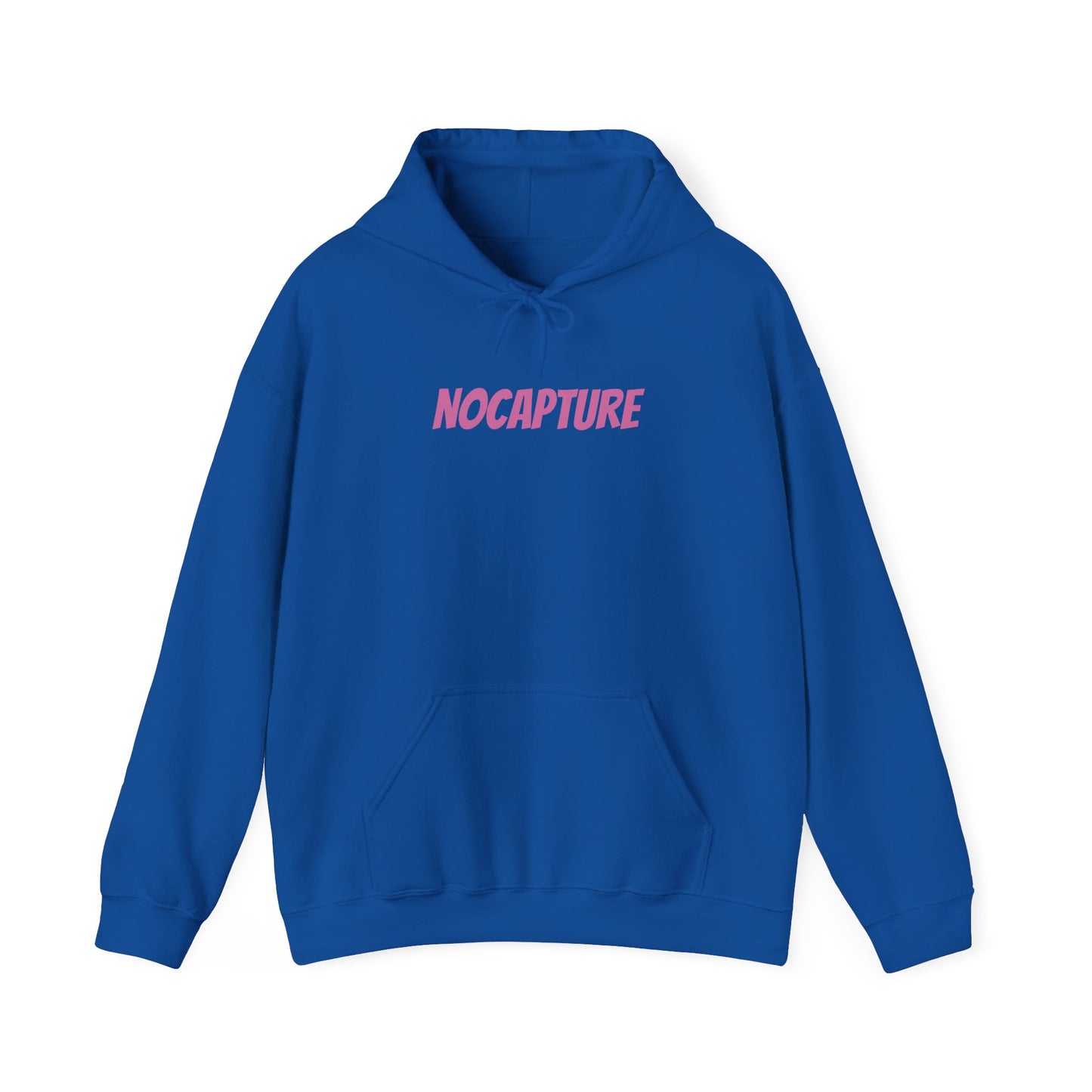 Unisex Heavy Blend™ Hooded Sweatshirt - Cozy Streetwear pink Logo front and back
