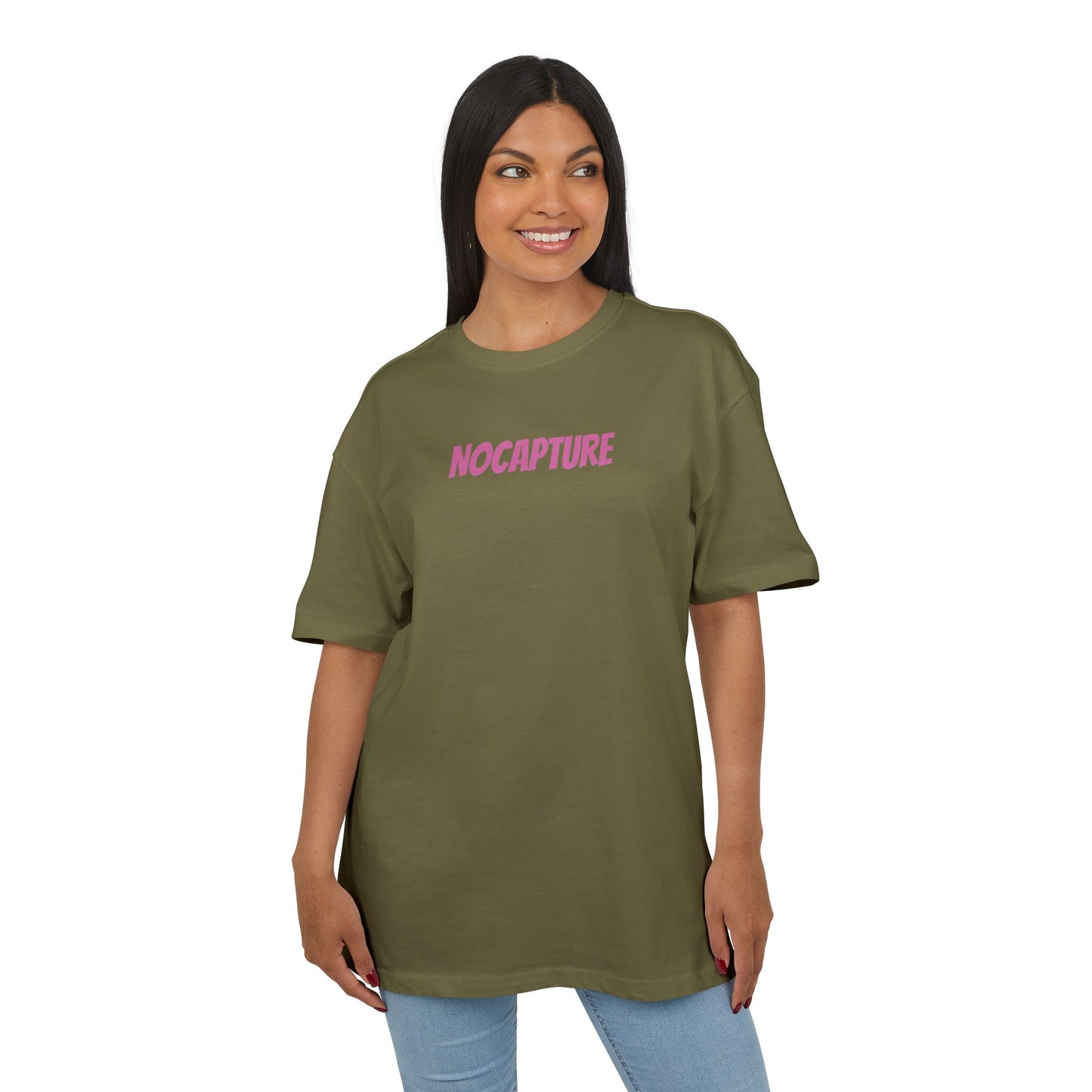 Copy of Unisex Heavy Oversize Tee - Front and Back Logo BabyPink