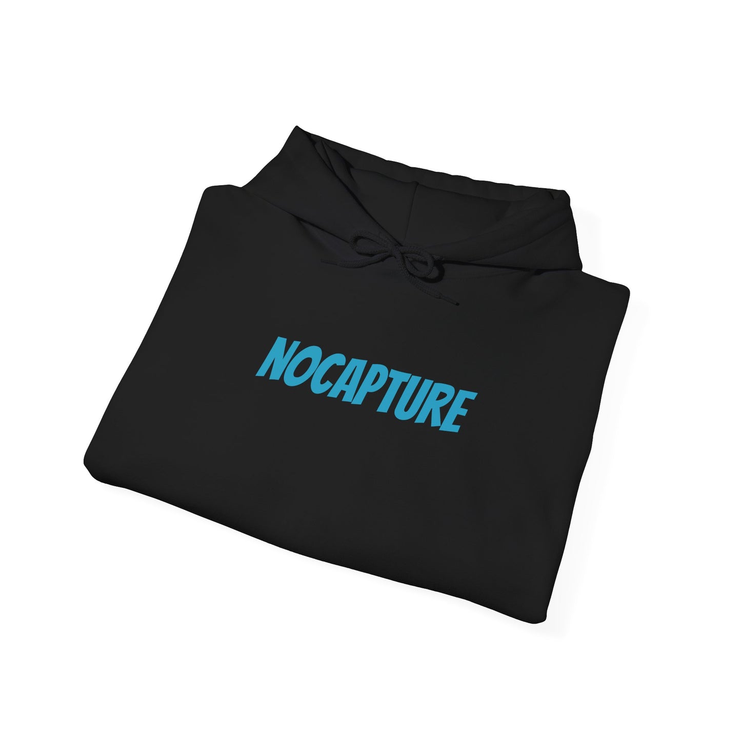Unisex Heavy Blend™ Hooded Sweatshirt - Cozy Streetwear Baby Blue Logo front and back