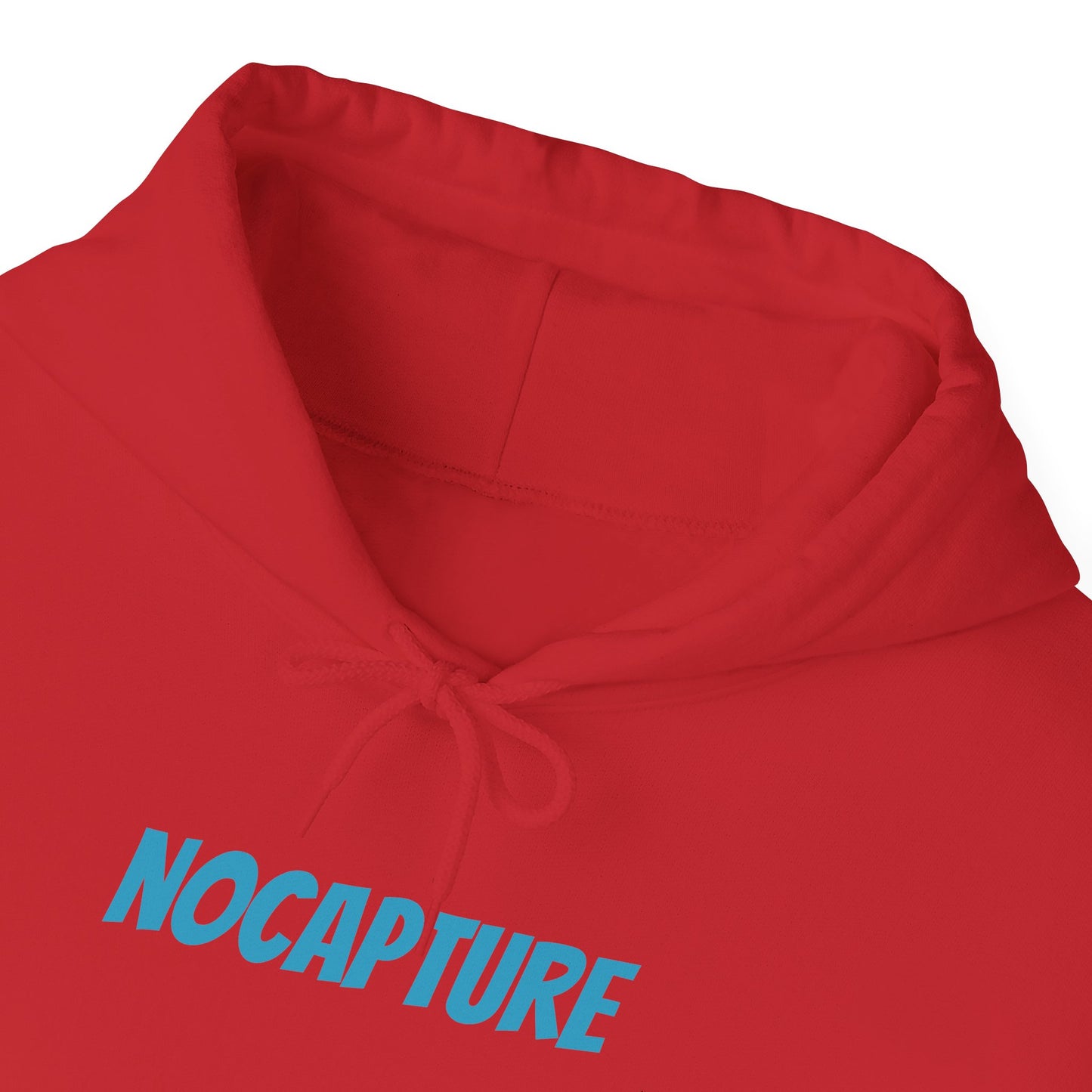 Unisex Heavy Blend™ Hooded Sweatshirt - Cozy Streetwear Baby Blue Logo front and back