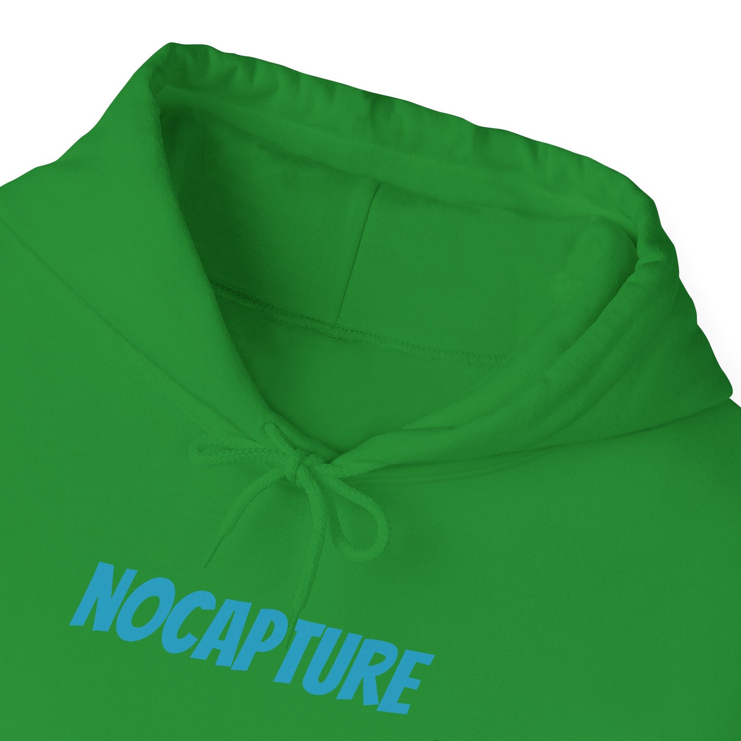 Unisex Heavy Blend™ Hooded Sweatshirt - Cozy Streetwear Baby Blue Logo front and back