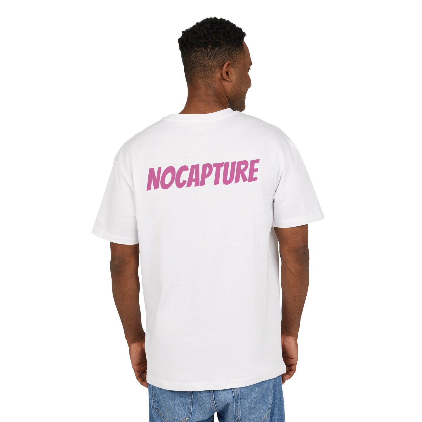Copy of Unisex Heavy Oversize Tee - Front and Back Logo BabyPink