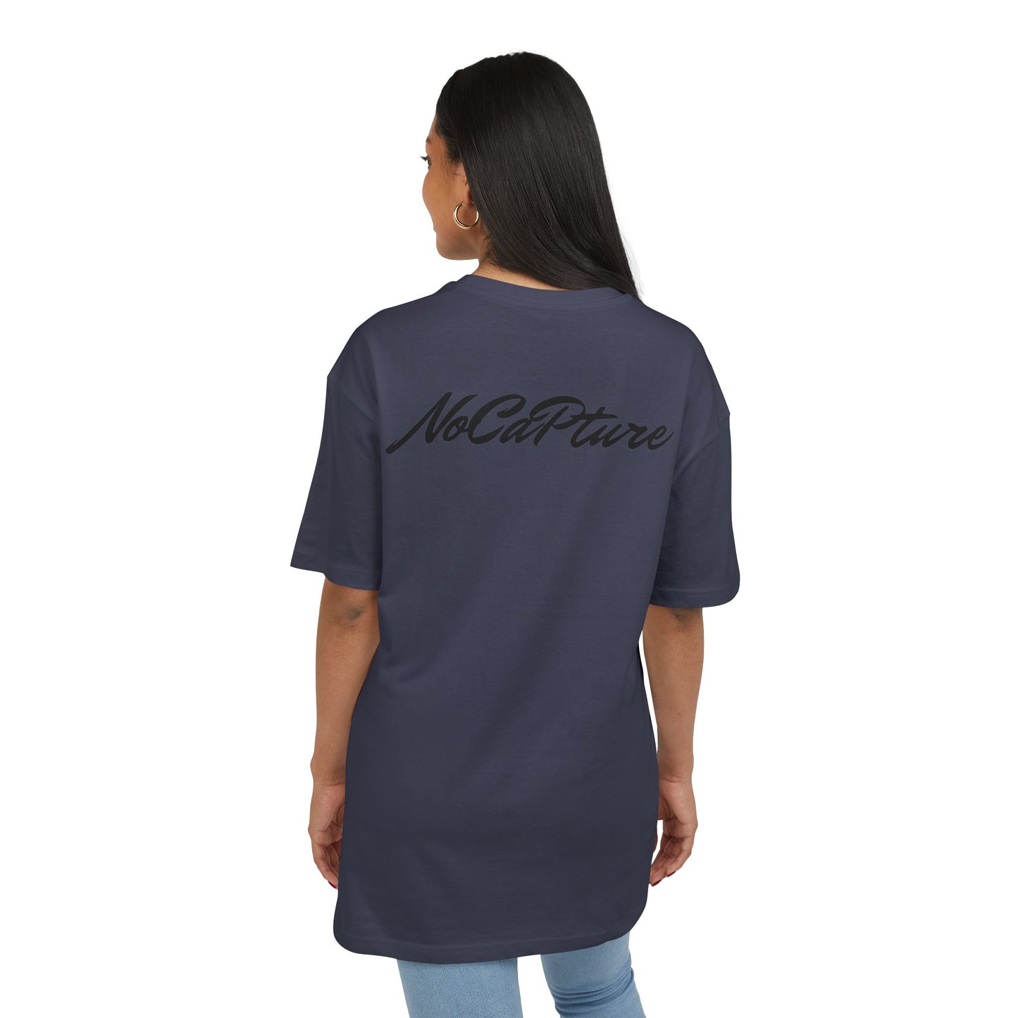 Unisex Heavy Oversize Tee - NoCatPure Graphic Tee for Comfort & Style