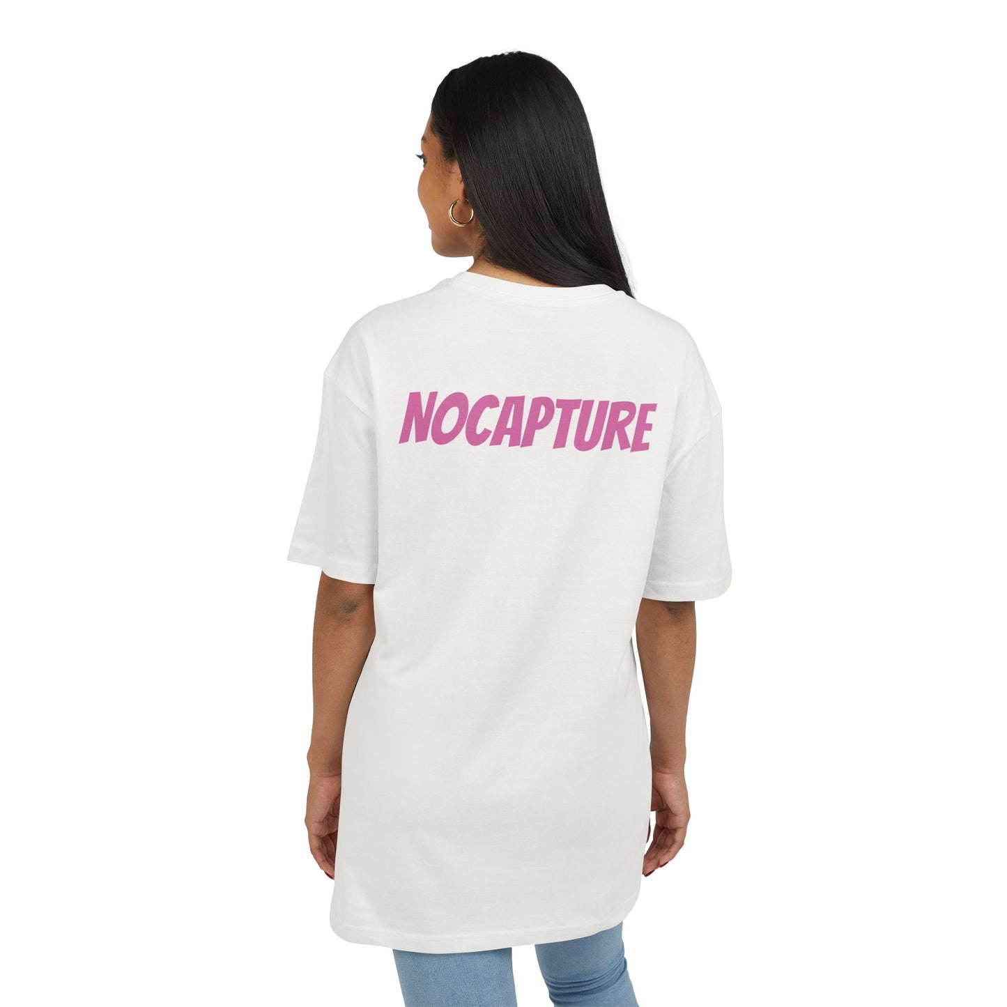 Copy of Unisex Heavy Oversize Tee - Front and Back Logo BabyPink
