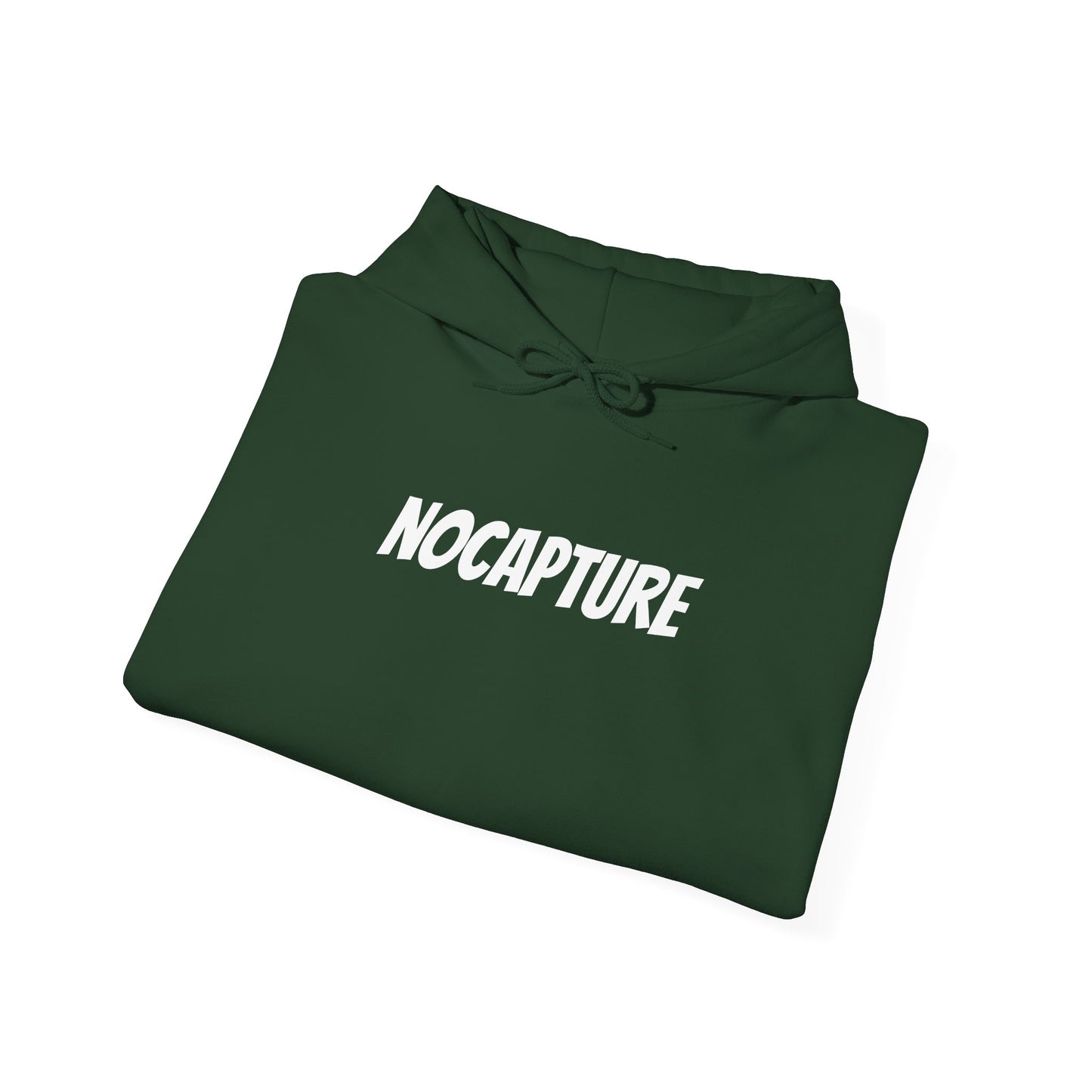 Unisex Heavy Blend™ Hooded Sweatshirt - Cozy Streetwear White Logo front and back