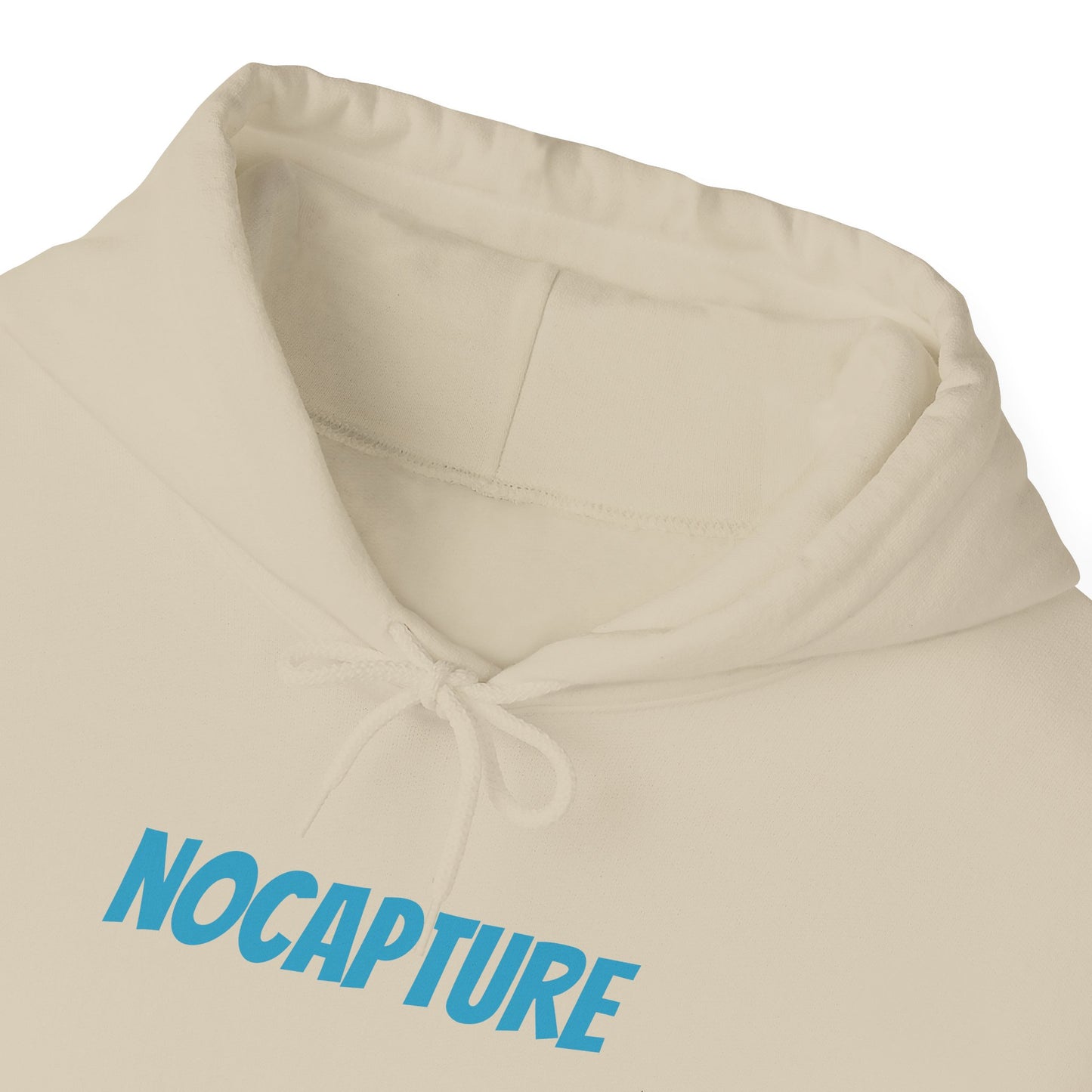 Unisex Heavy Blend™ Hooded Sweatshirt - Cozy Streetwear Baby Blue Logo front and back