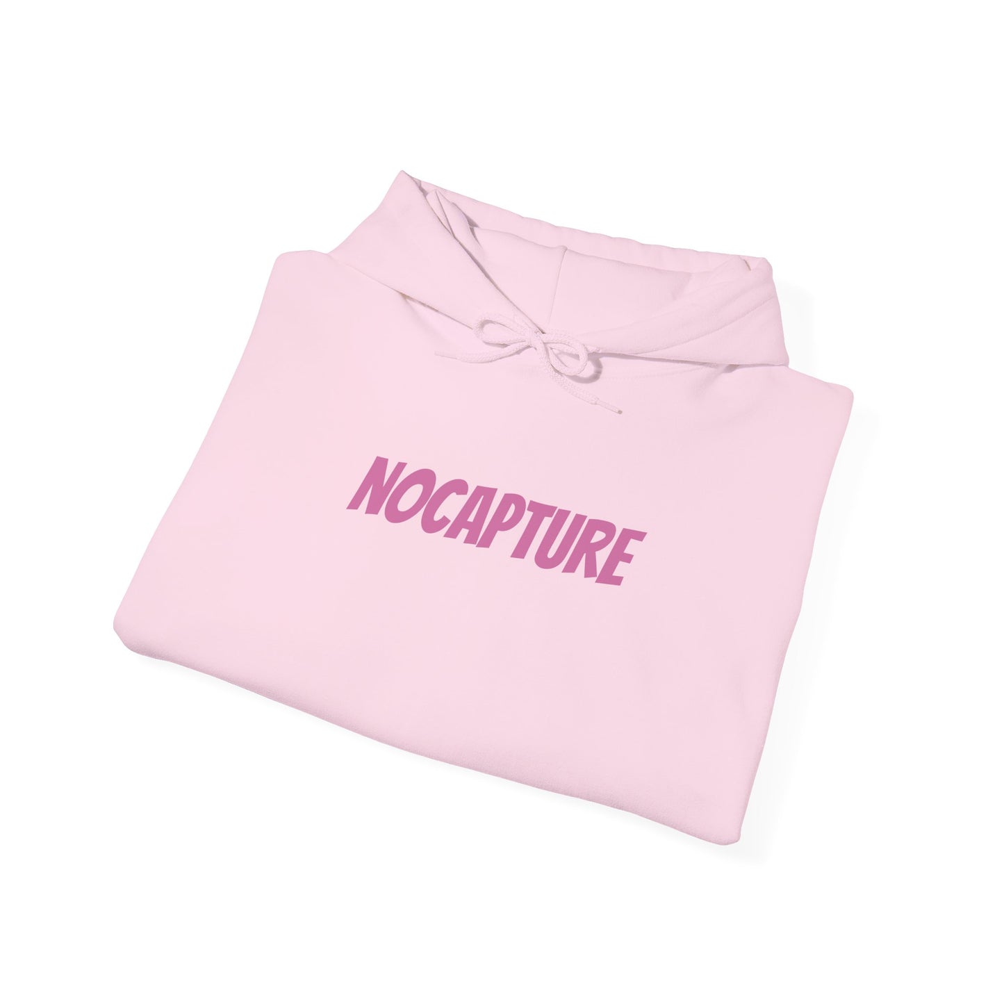 Unisex Heavy Blend™ Hooded Sweatshirt - Cozy Streetwear pink Logo front and back