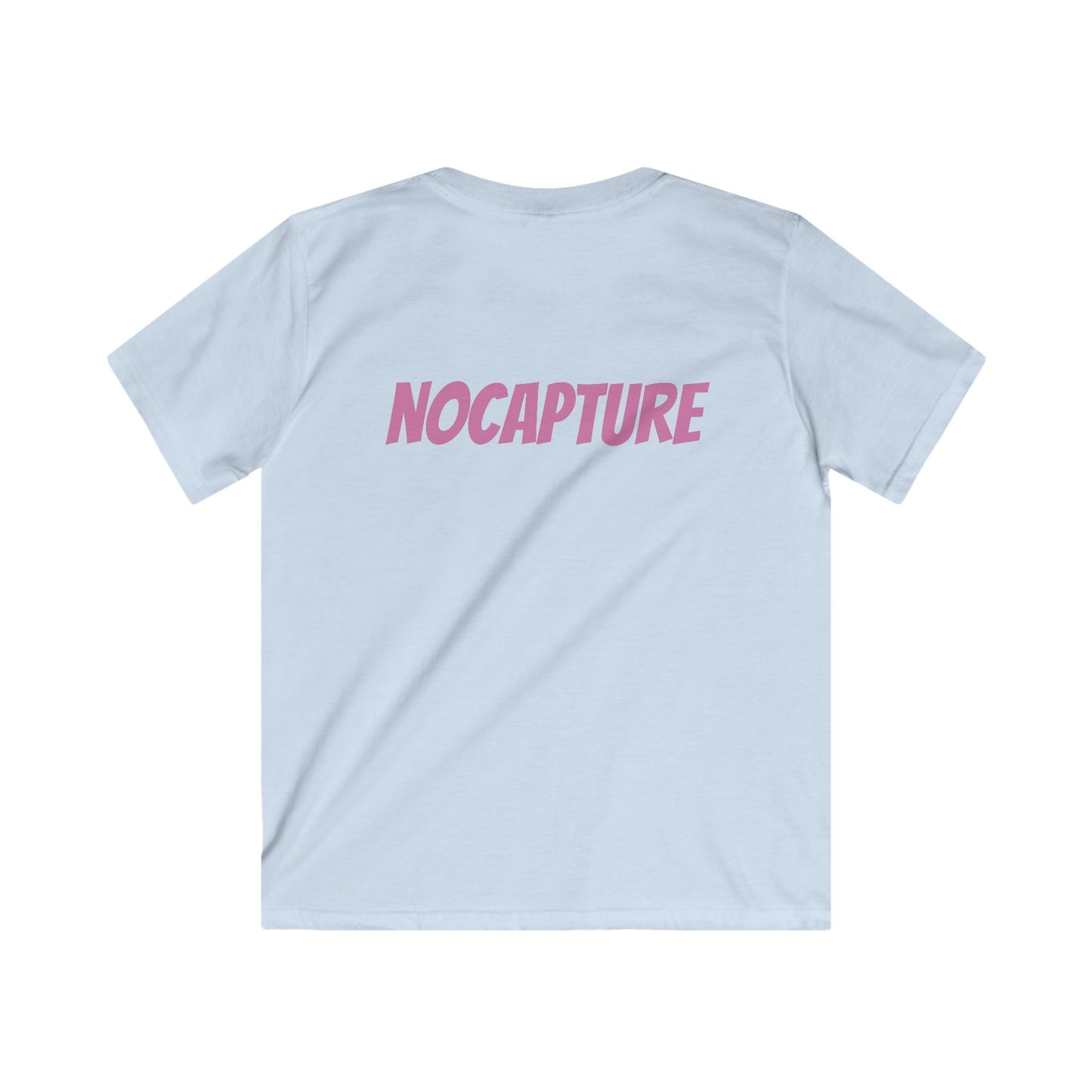 Graphic Tee - Stylish & Comfortable Softstyle Shirt for Playtime Baby Pink Front And Back Logo