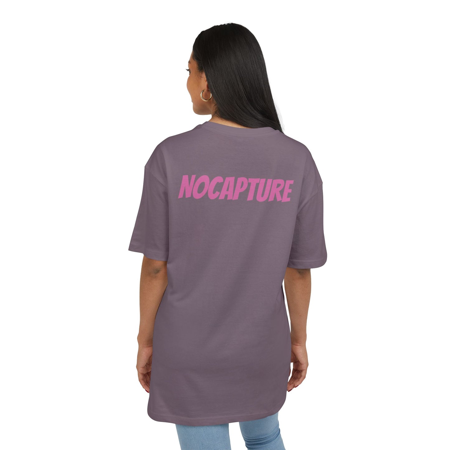 Copy of Unisex Heavy Oversize Tee - Front and Back Logo BabyPink