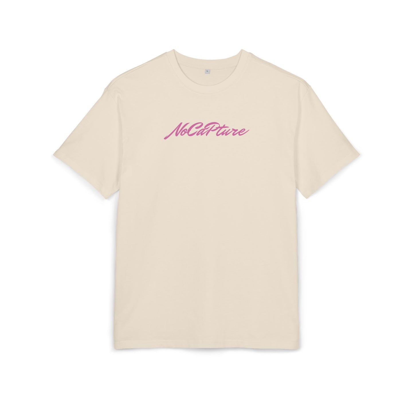 NoCapture Unisex Heavy Oversize Tee - Nocapture PJY front logo