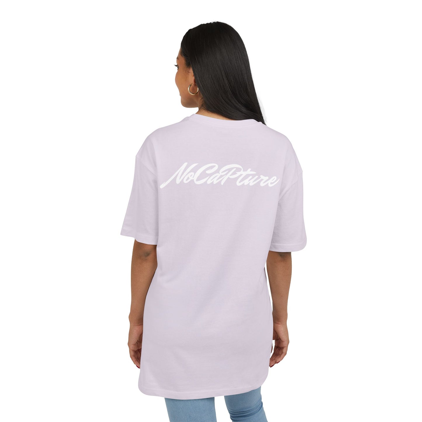 NoCapture Unisex Heavy Oversize Tee - Nocapture PJY back logo