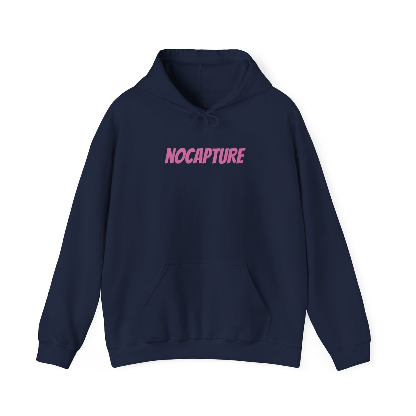 Unisex Heavy Blend™ Hooded Sweatshirt - Cozy Streetwear pink Logo front and back