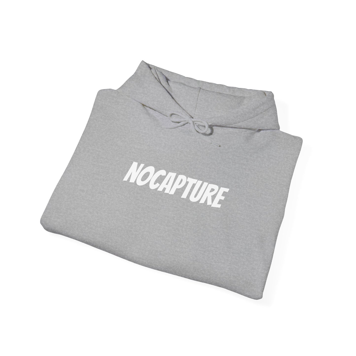 Unisex Heavy Blend™ Hooded Sweatshirt - Cozy Streetwear White Logo front and back