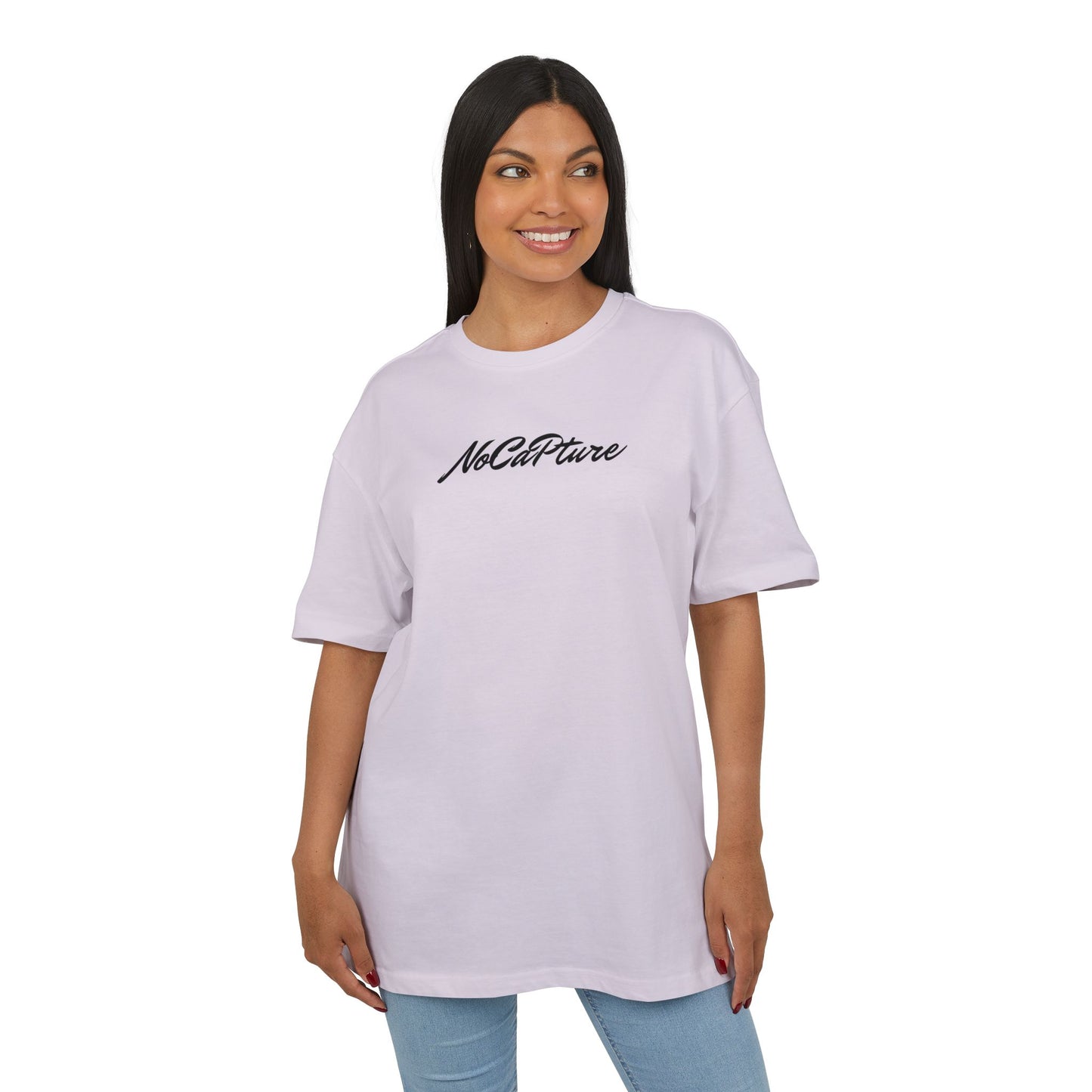 NoCapture Unisex Heavy Oversize Tee - Nocapture PJY front logo