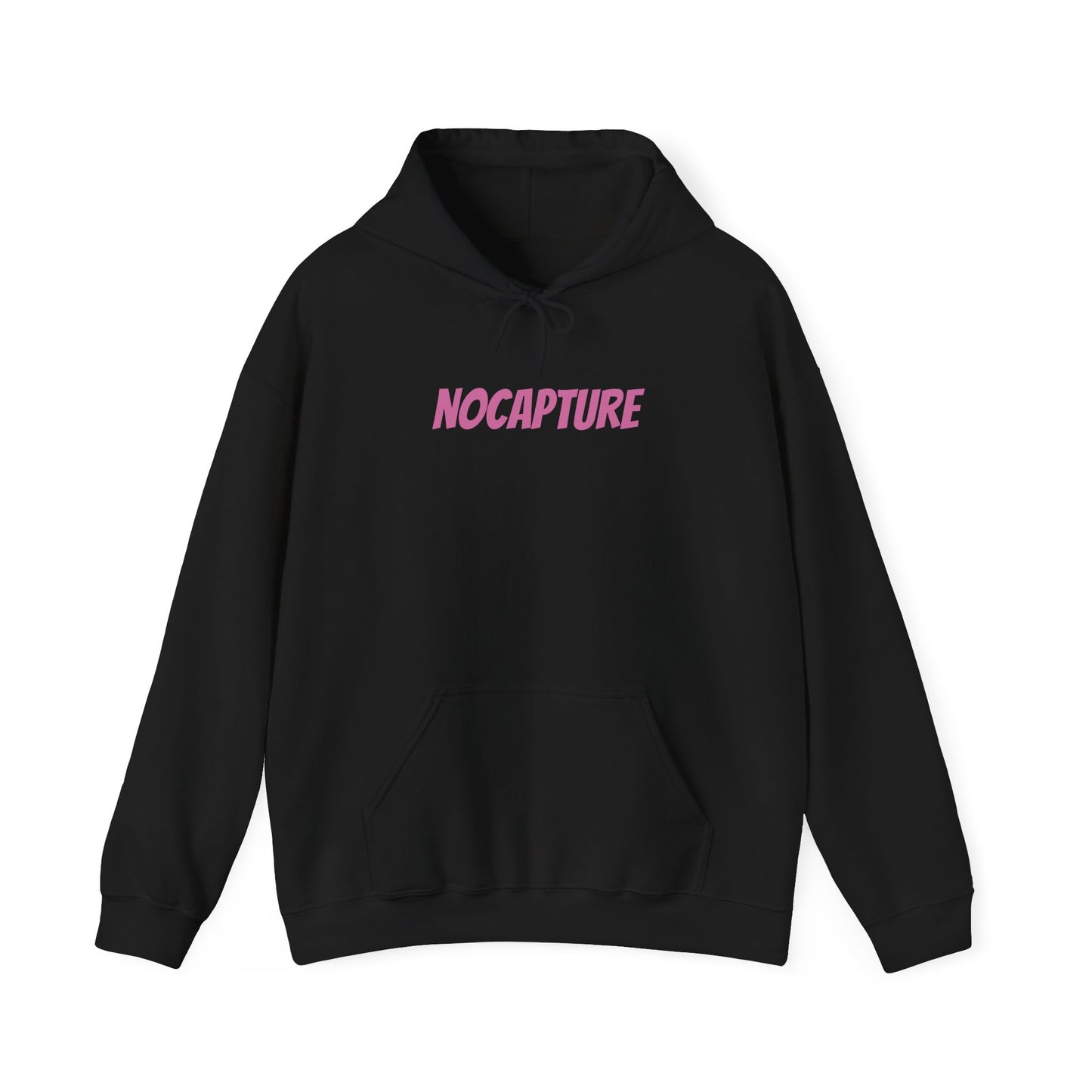 Unisex Heavy Blend™ Hooded Sweatshirt - Cozy Streetwear pink Logo front and back