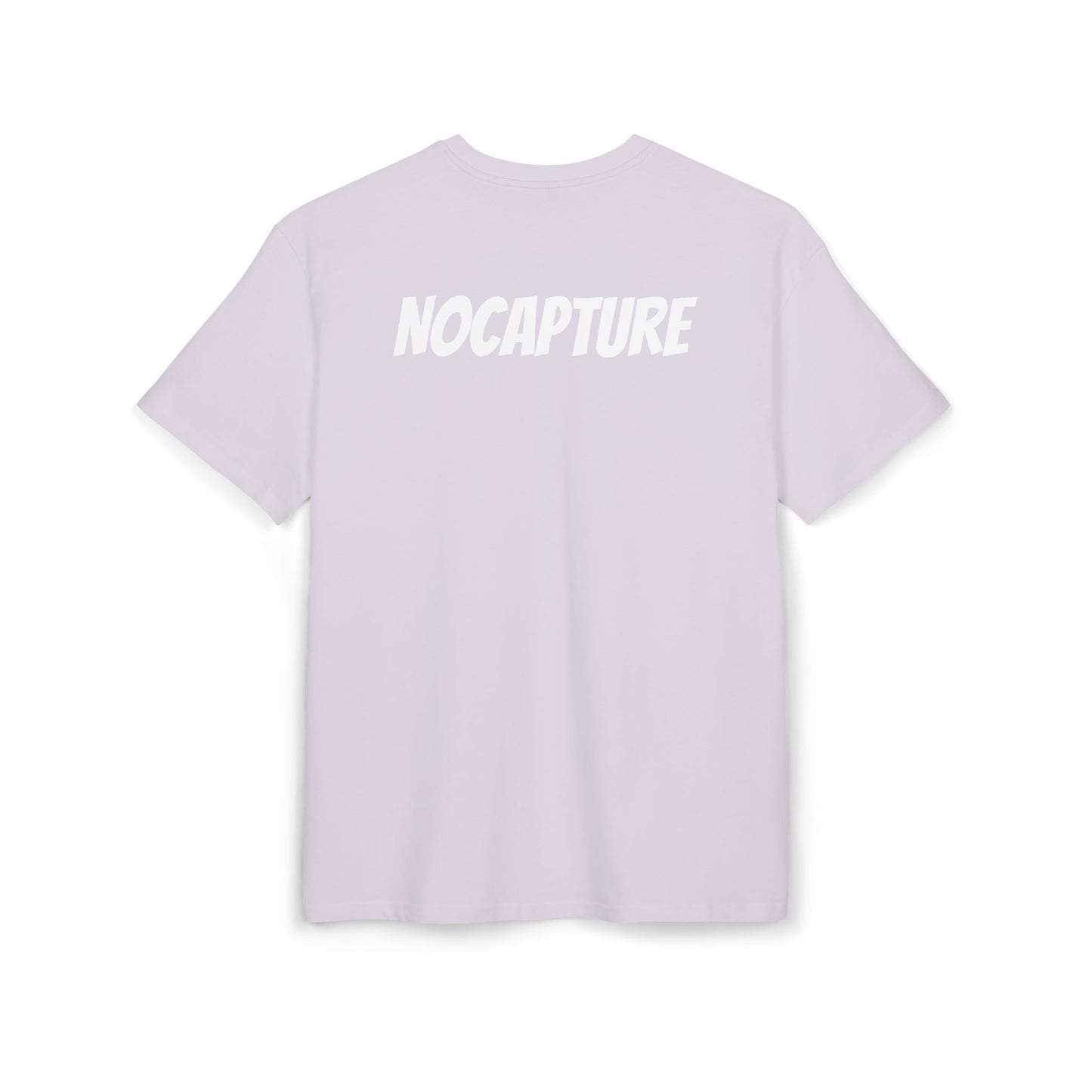 Unisex Heavy Oversize Tee - Front and Back Logo White v2