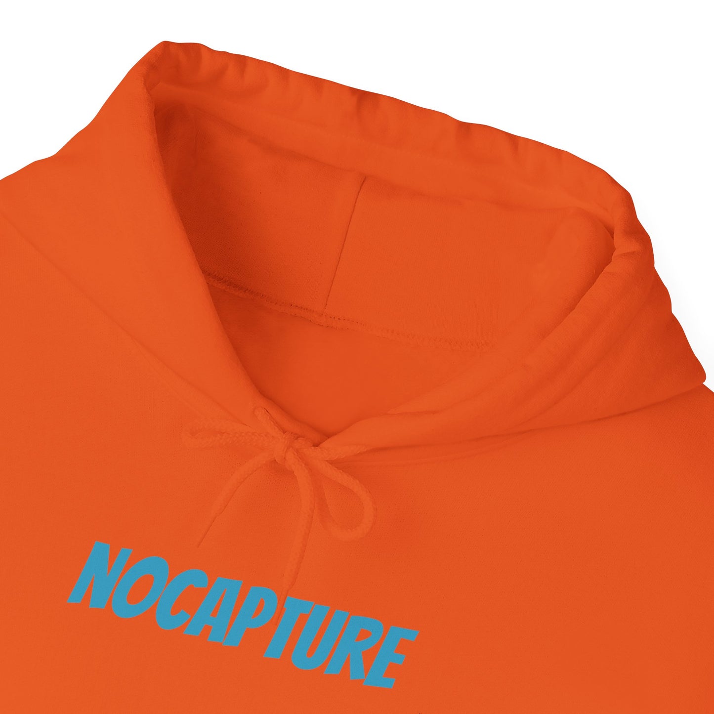 Unisex Heavy Blend™ Hooded Sweatshirt - Cozy Streetwear Baby Blue Logo front and back