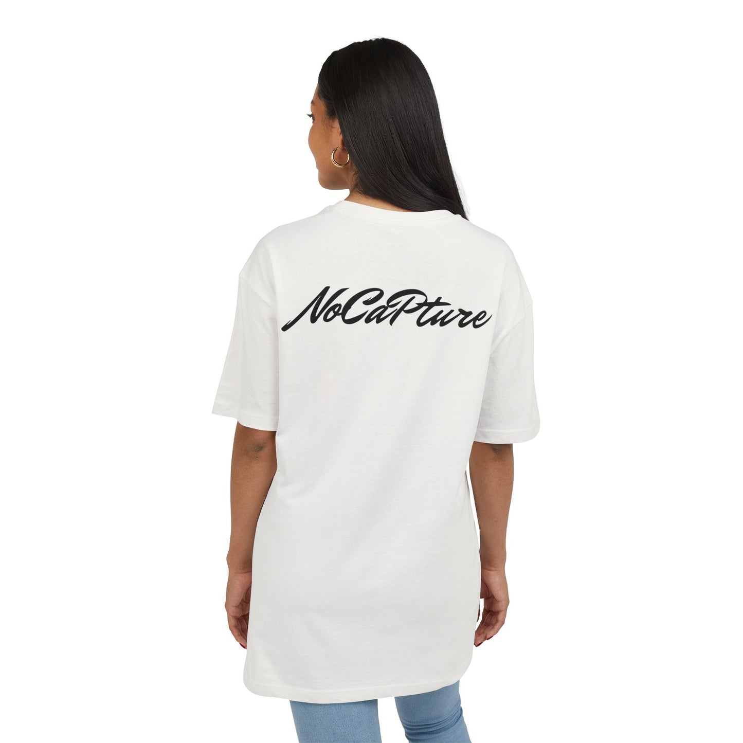 Unisex Heavy Oversize Tee - NoCatPure Graphic Tee for Comfort & Style