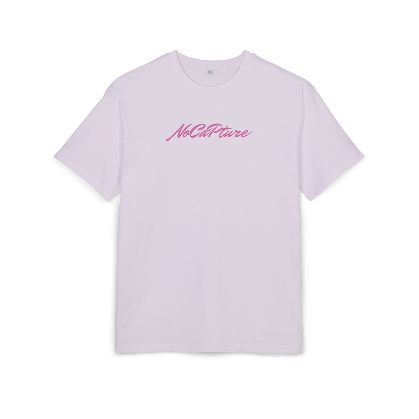 NoCapture Unisex Heavy Oversize Tee - Nocapture PJY front logo