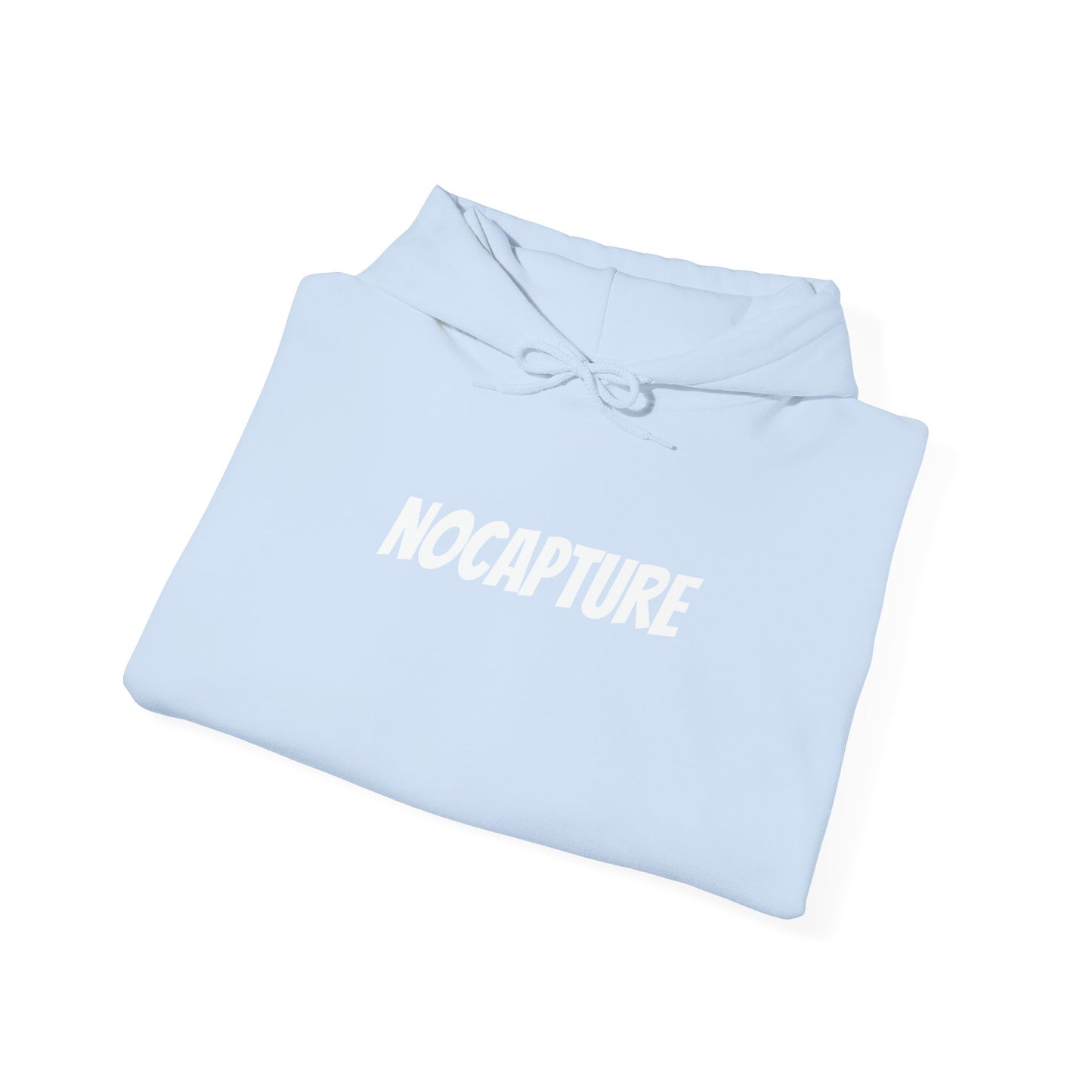 Unisex Heavy Blend™ Hooded Sweatshirt - Cozy Streetwear White Logo front and back