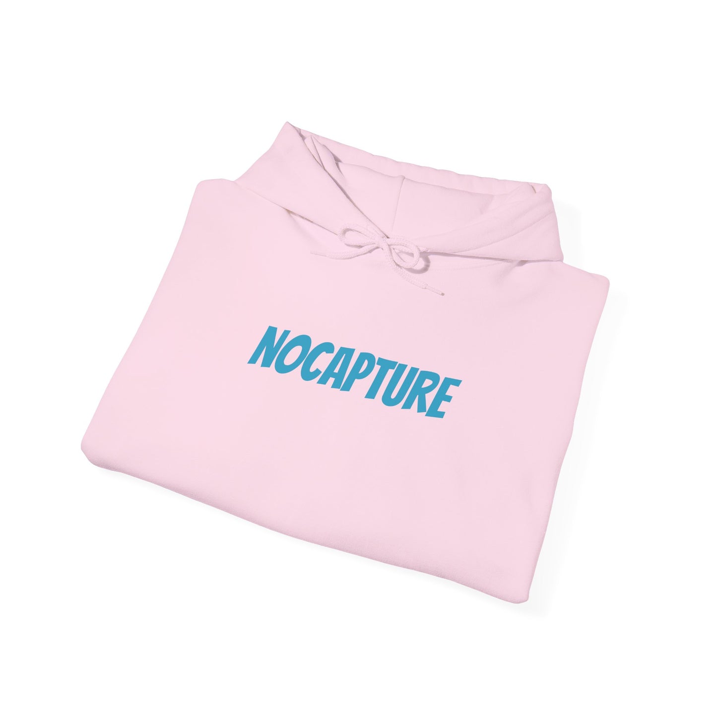 Unisex Heavy Blend™ Hooded Sweatshirt - Cozy Streetwear Baby Blue Logo front and back