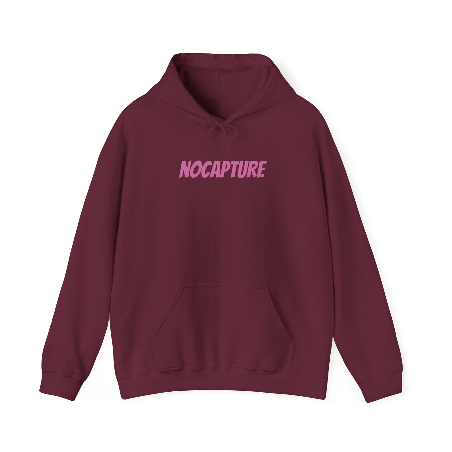 Unisex Heavy Blend™ Hooded Sweatshirt - Cozy Streetwear pink Logo front and back