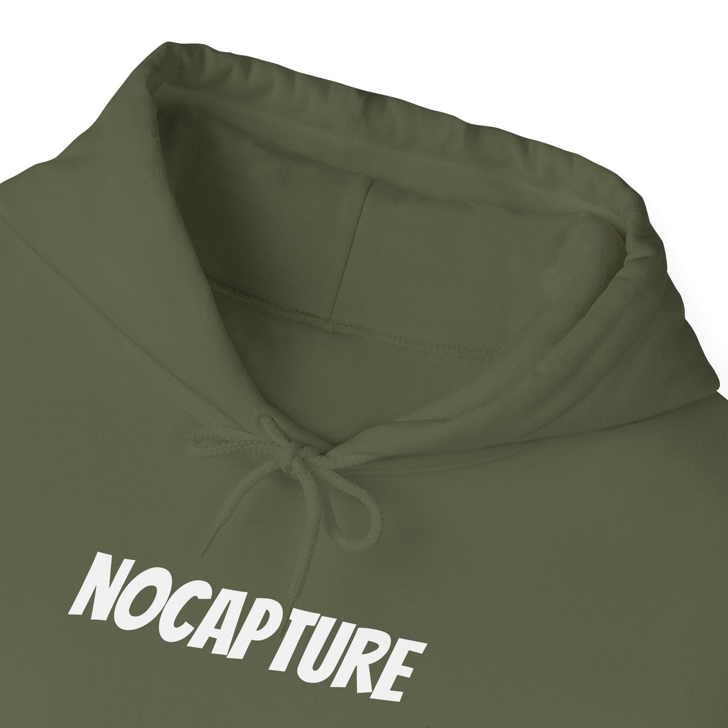 Unisex Heavy Blend™ Hooded Sweatshirt - Cozy Streetwear White Logo front and back