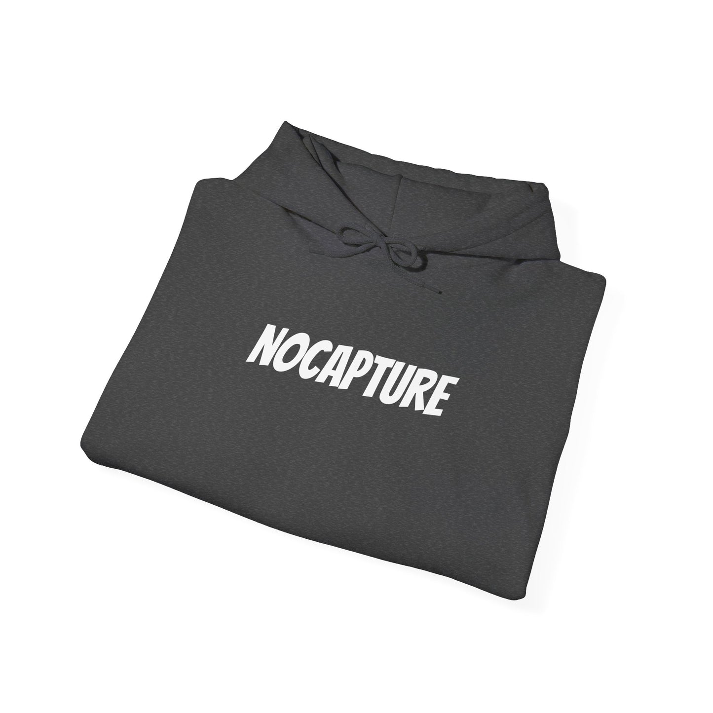 Unisex Heavy Blend™ Hooded Sweatshirt - Cozy Streetwear White Logo front and back