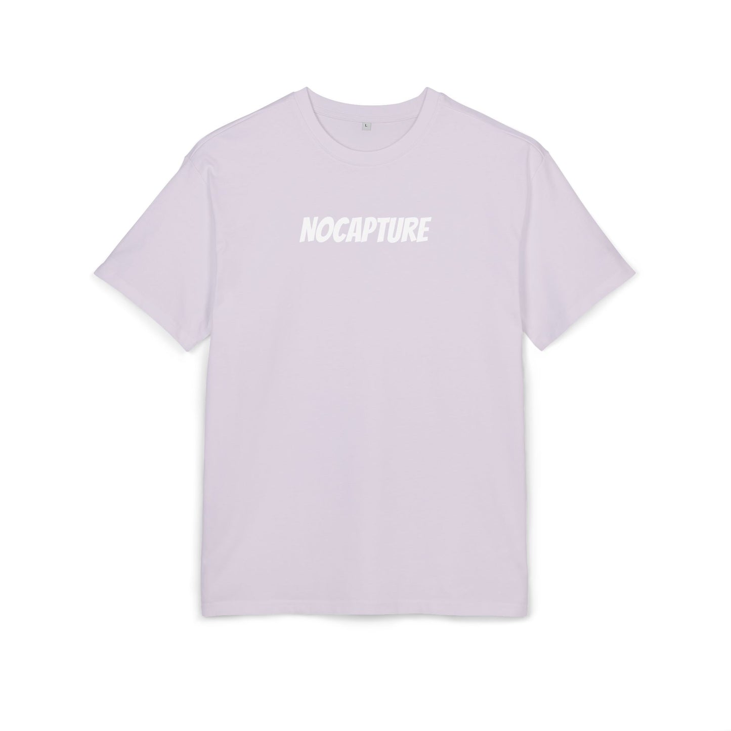Unisex Heavy Oversize Tee - Front and Back Logo White v2