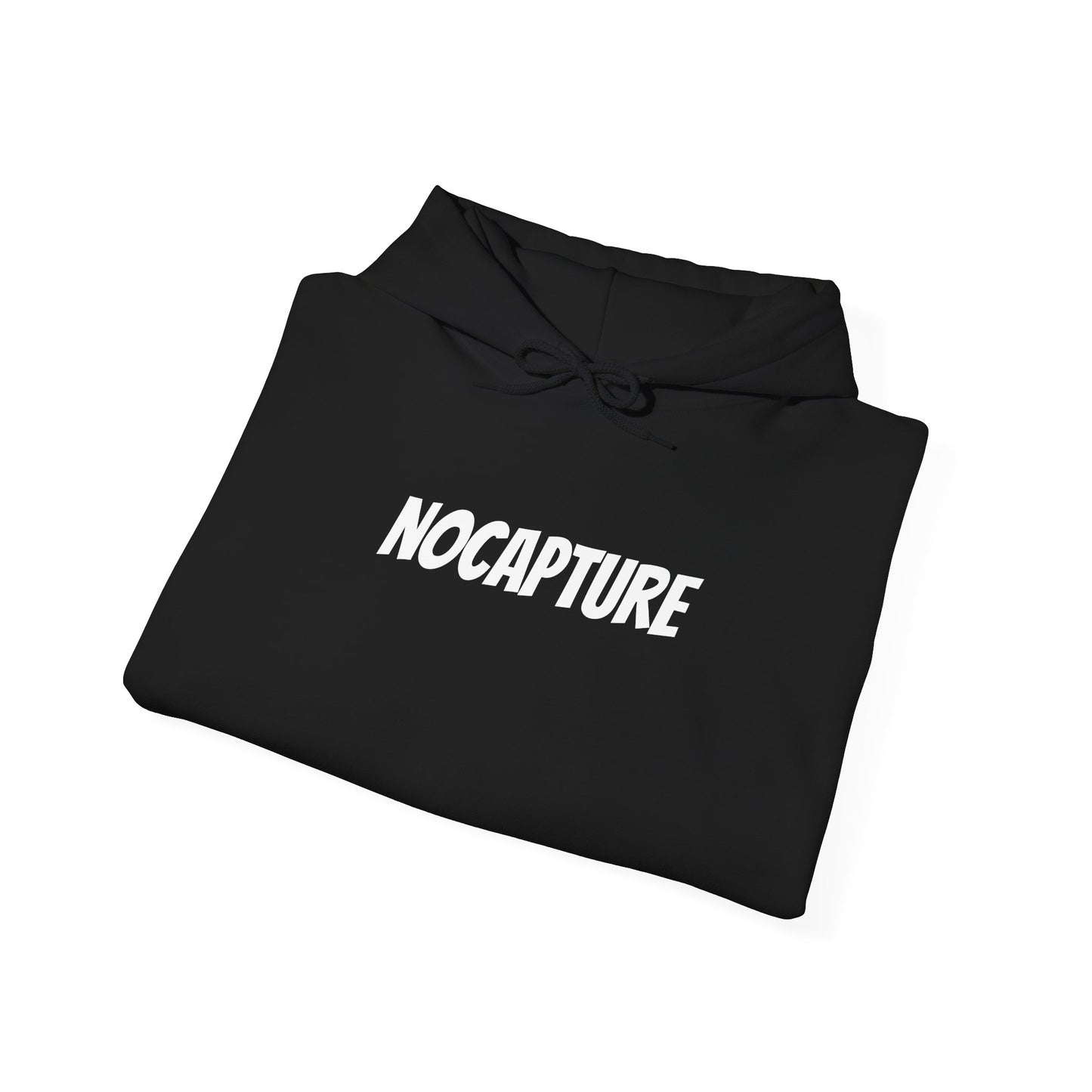 Unisex Heavy Blend™ Hooded Sweatshirt - Cozy Streetwear White Logo front and back