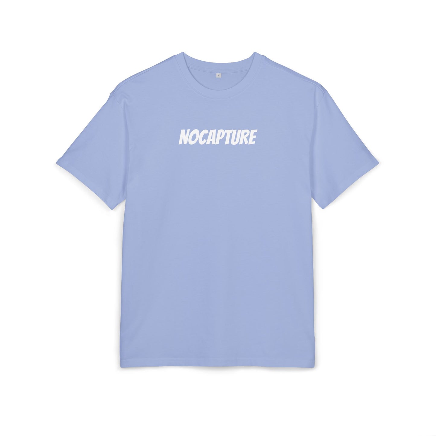 Unisex Heavy Oversize Tee - Front and Back Logo White v2