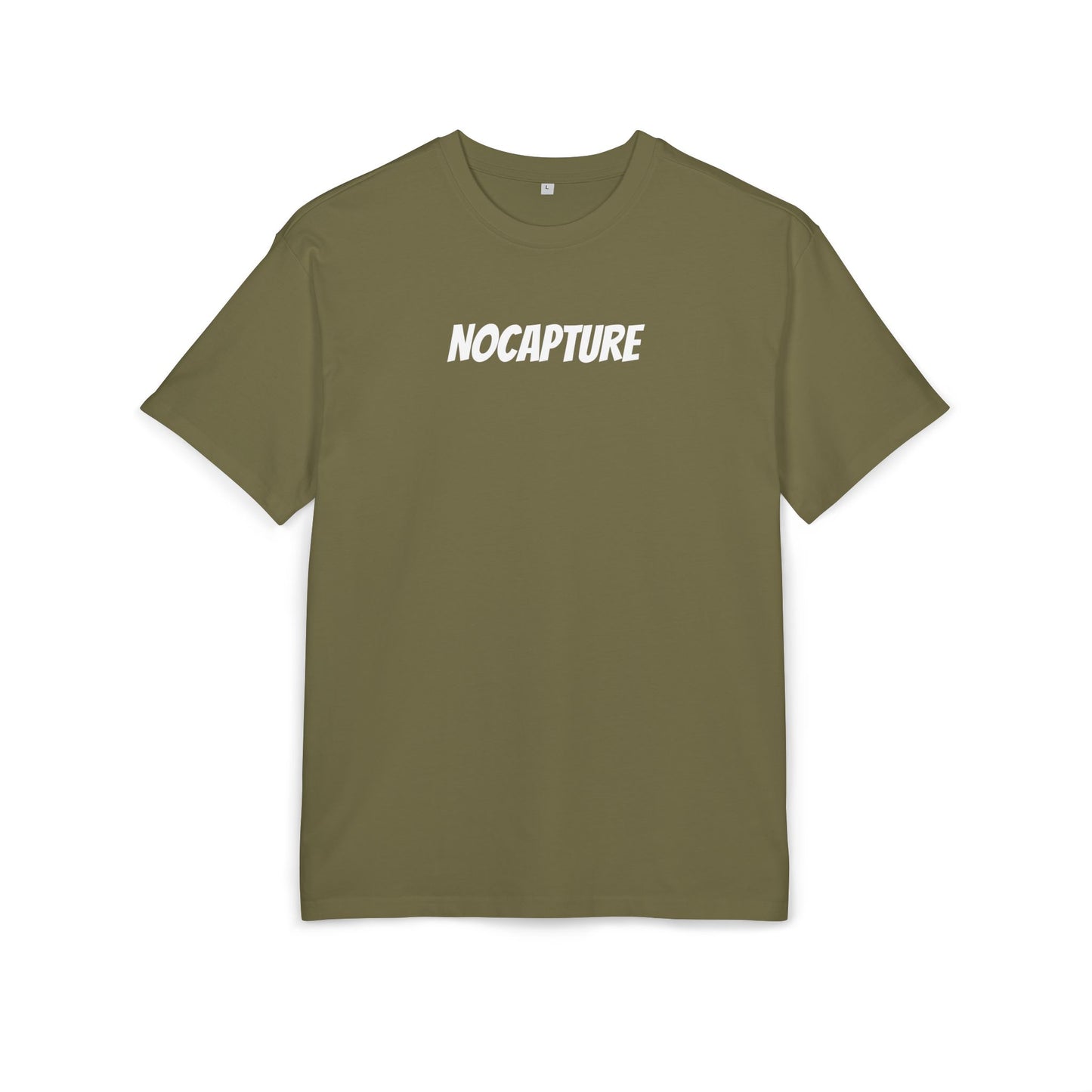 Unisex Heavy Oversize Tee - Front and Back Logo White v2
