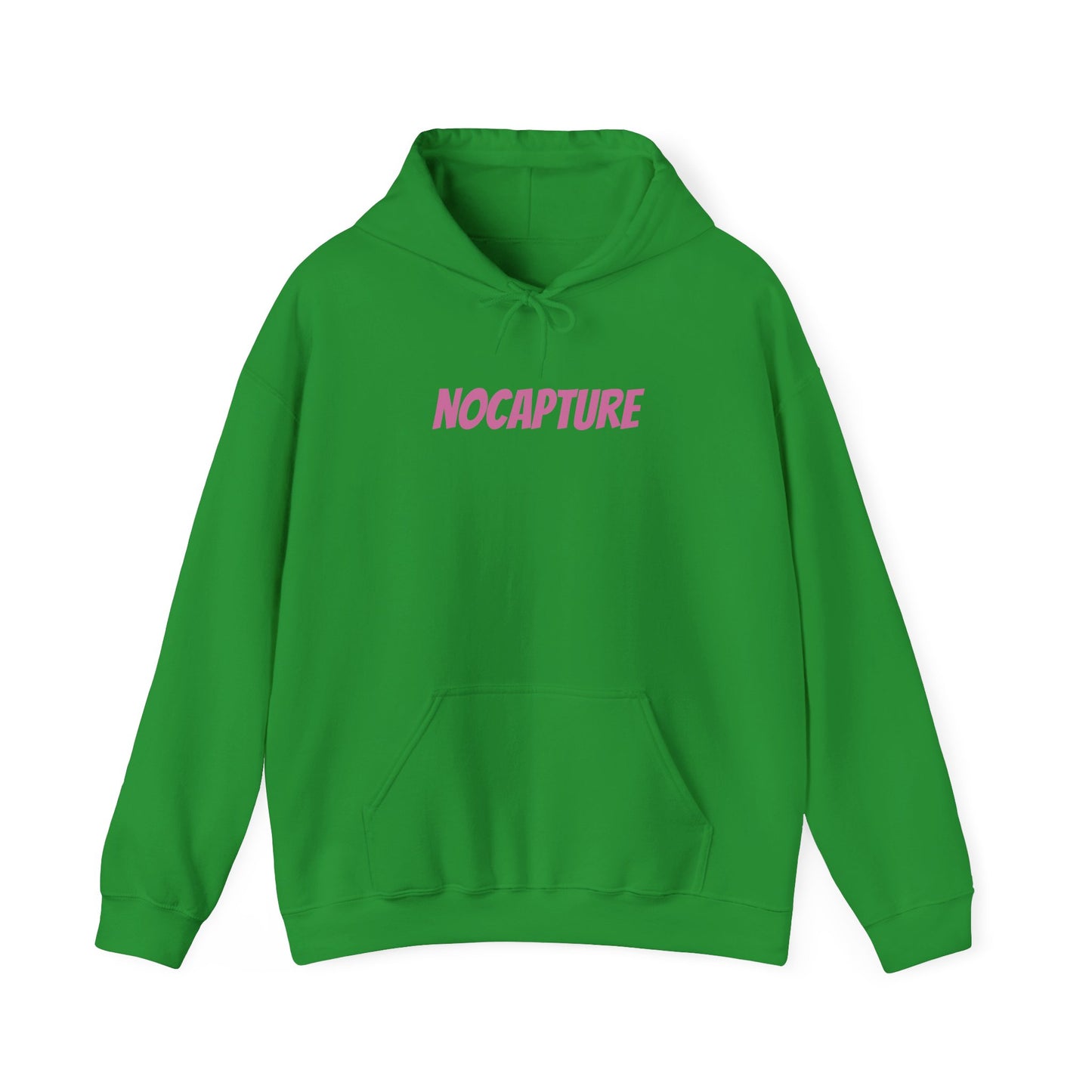 Unisex Heavy Blend™ Hooded Sweatshirt - Cozy Streetwear pink Logo front and back