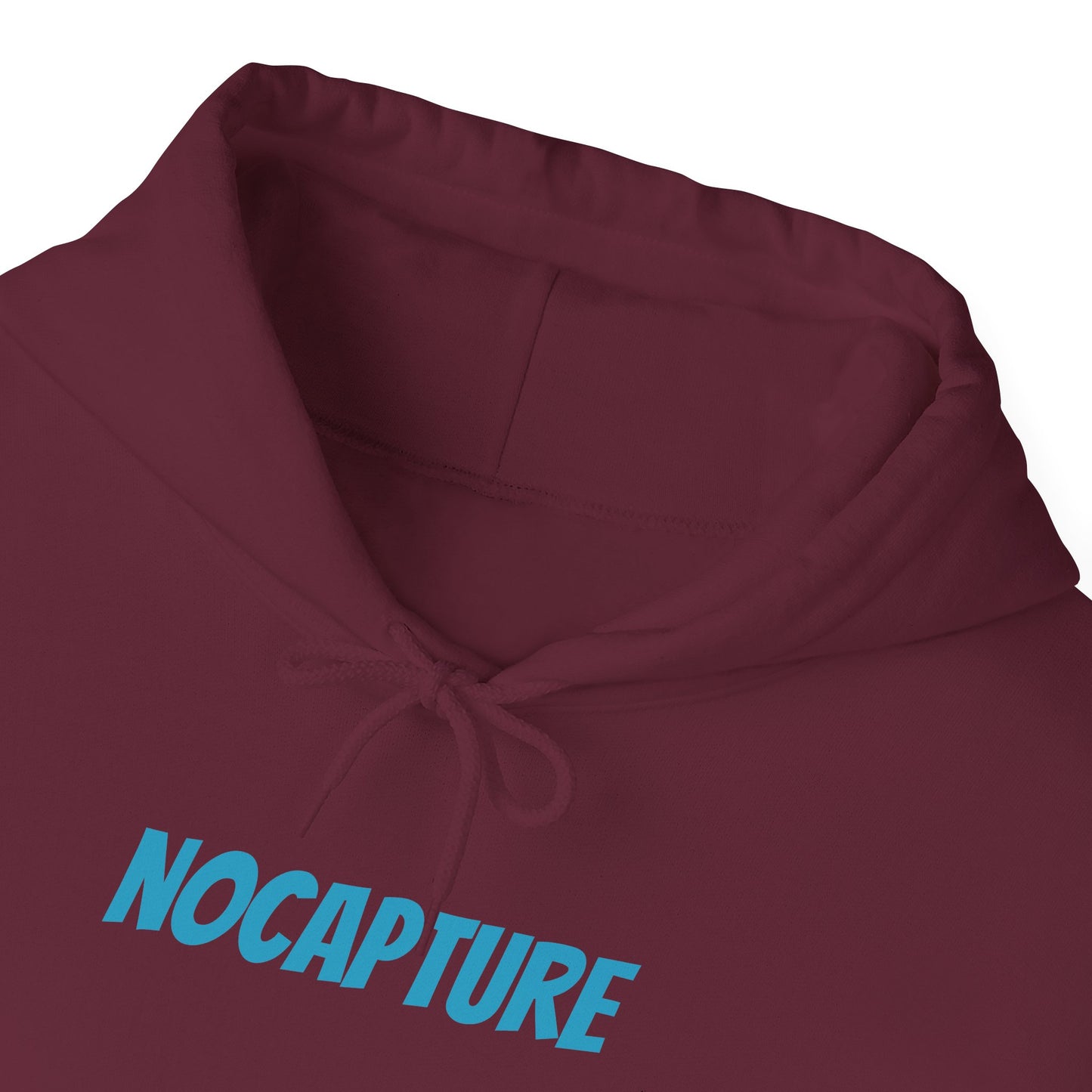 Unisex Heavy Blend™ Hooded Sweatshirt - Cozy Streetwear Baby Blue Logo front and back