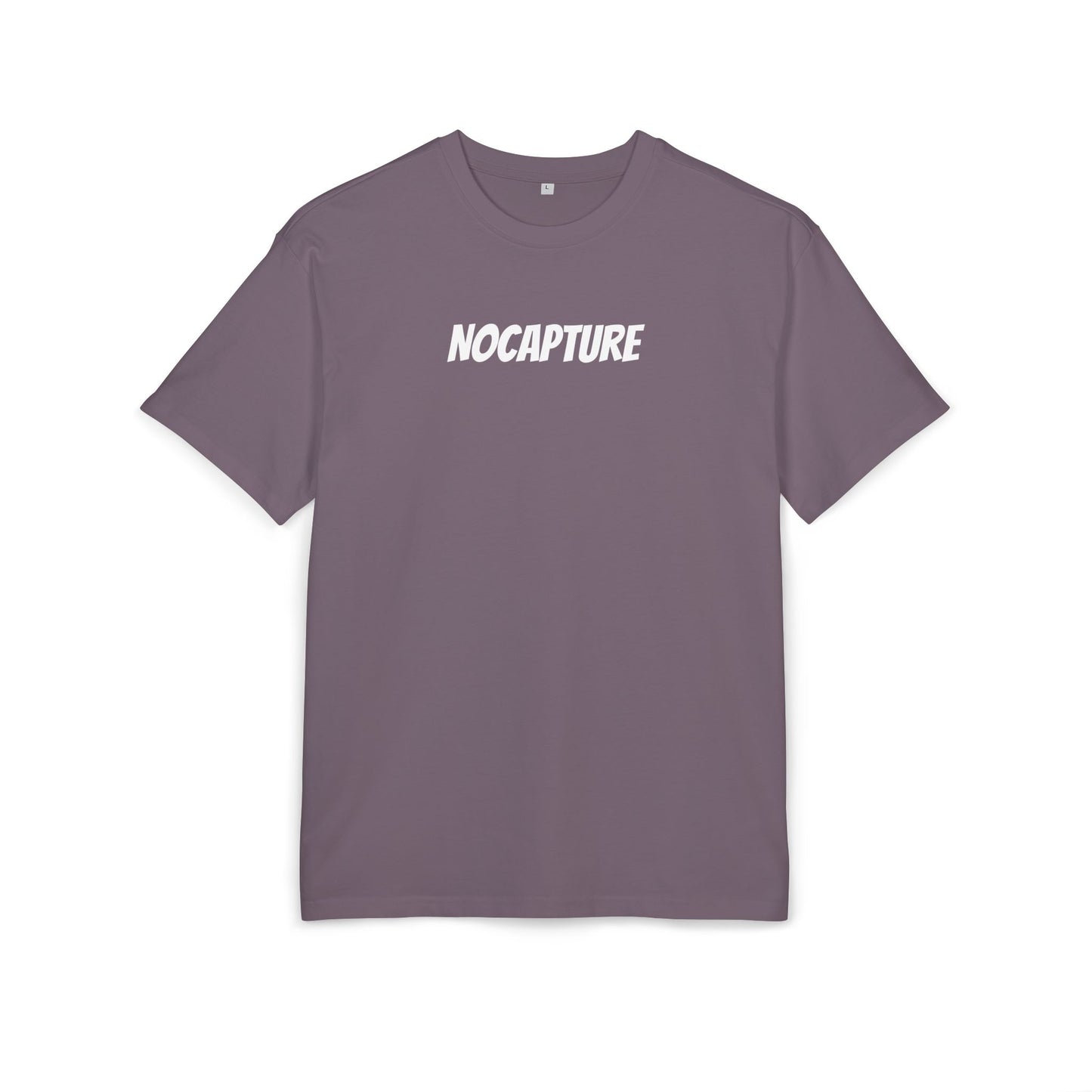 Unisex Heavy Oversize Tee - Front and Back Logo White v2