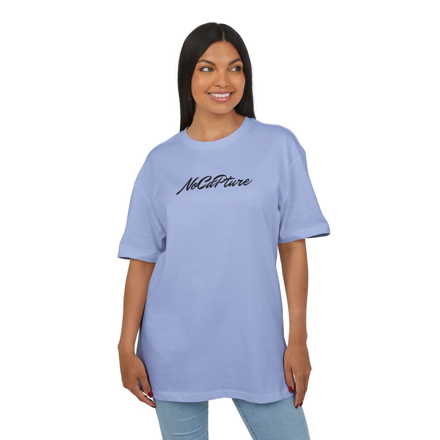 NoCapture Unisex Heavy Oversize Tee - Nocapture PJY front logo