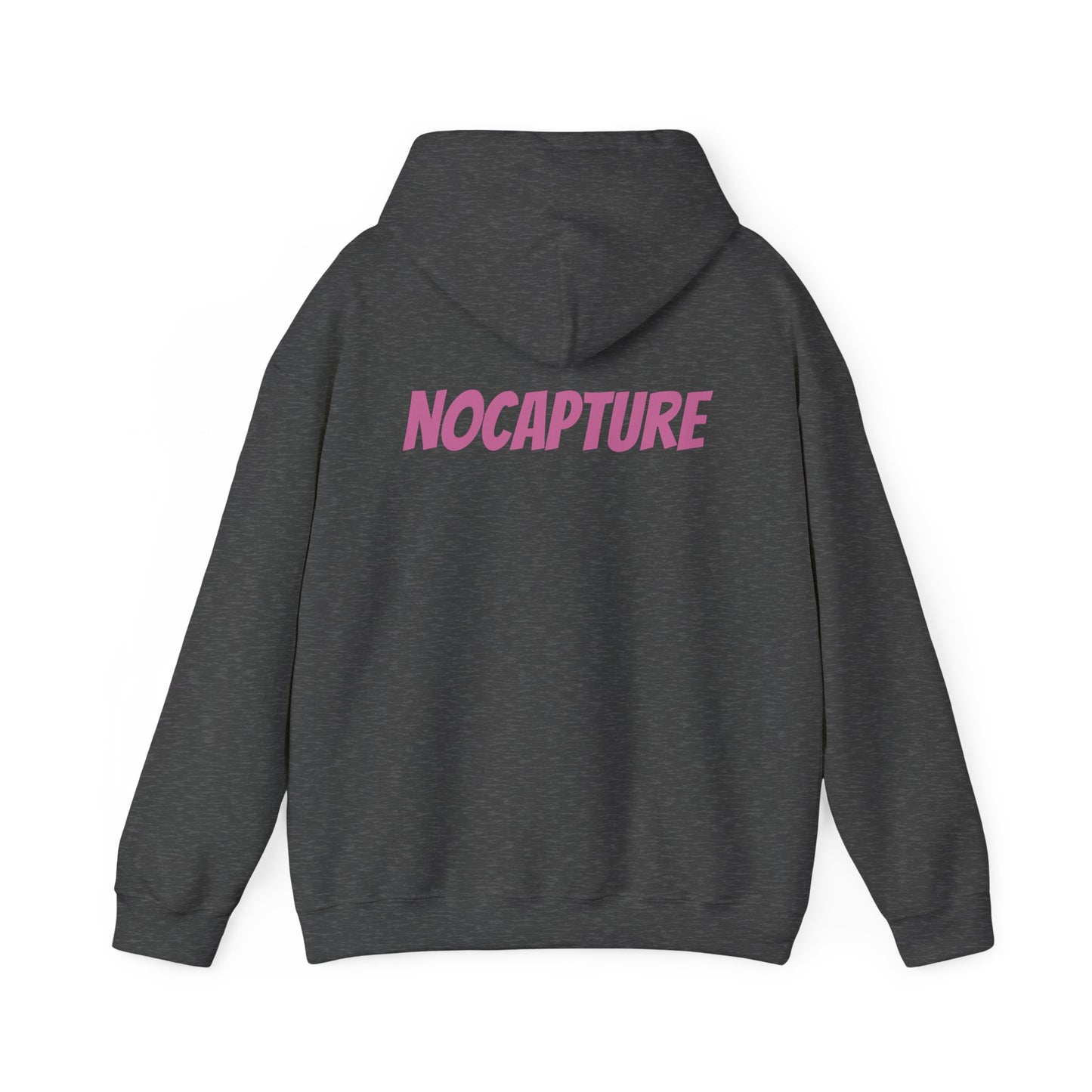 Unisex Heavy Blend™ Hooded Sweatshirt - Cozy Streetwear pink Logo front and back