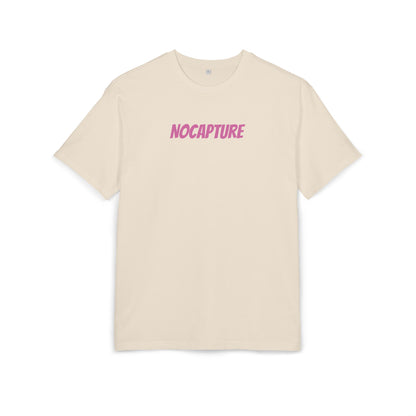 Copy of  Unisex Heavy Oversize Tee - Front and Back Logo BabyPink