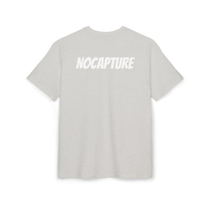 Unisex Heavy Oversize Tee - Front and Back Logo White v2