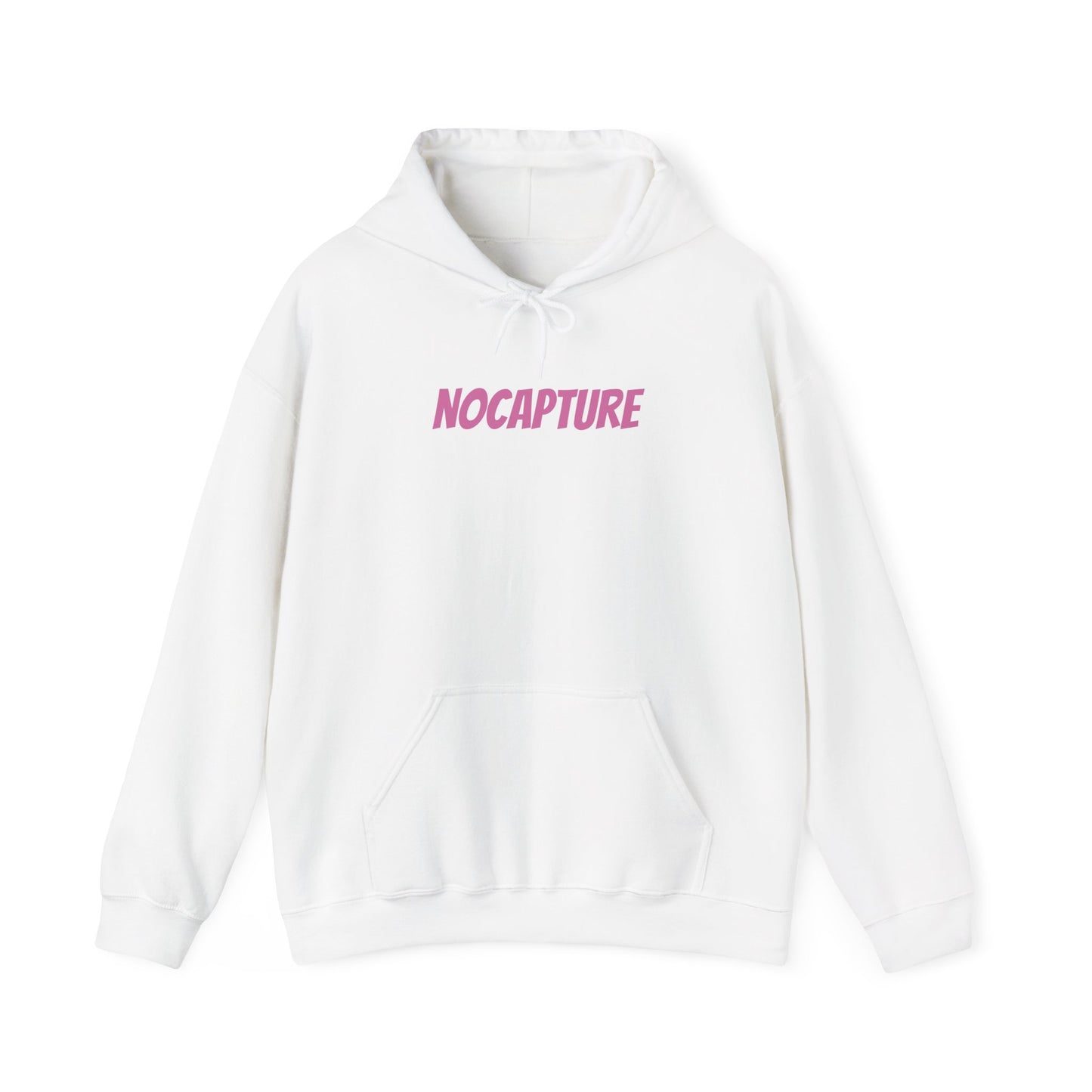 Unisex Heavy Blend™ Hooded Sweatshirt - Cozy Streetwear pink Logo front and back