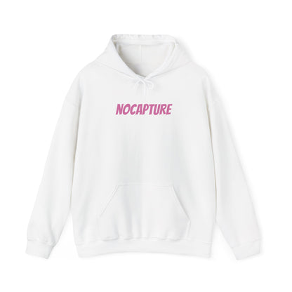 Unisex Heavy Blend™ Hooded Sweatshirt - Cozy Streetwear pink Logo front and back