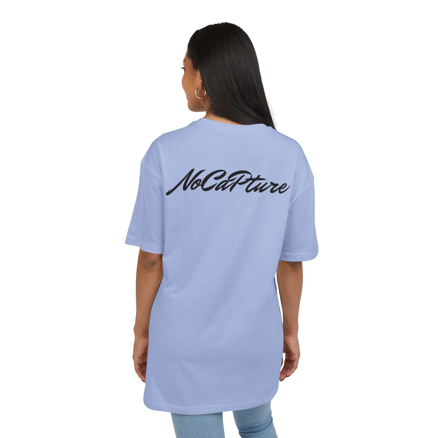 Unisex Heavy Oversize Tee - NoCatPure Graphic Tee for Comfort & Style