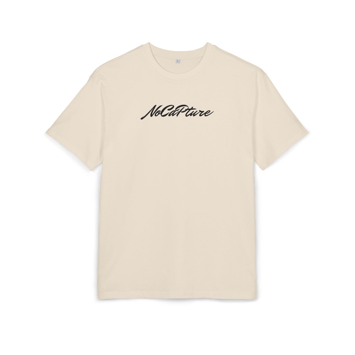 NoCapture Unisex Heavy Oversize Tee - Nocapture PJY front logo