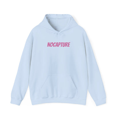 Unisex Heavy Blend™ Hooded Sweatshirt - Cozy Streetwear pink Logo front and back