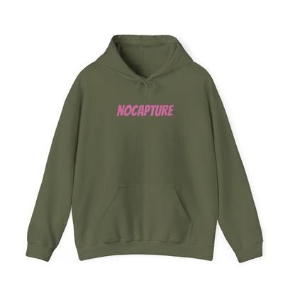 Unisex Heavy Blend™ Hooded Sweatshirt - Cozy Streetwear pink Logo front and back