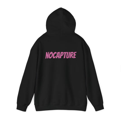 Unisex Heavy Blend™ Hooded Sweatshirt - Cozy Streetwear pink Logo front and back