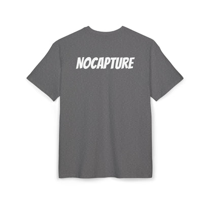 Unisex Heavy Oversize Tee - Front and Back Logo White v2